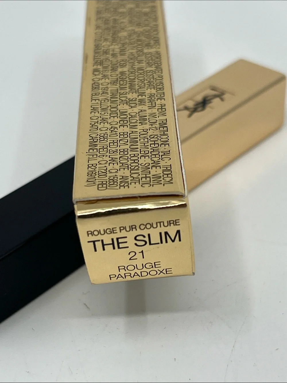 Yves Saint Laurent The Slim Leather Matte Lipstick 21 Rouge Paradoxe .08 Oz.